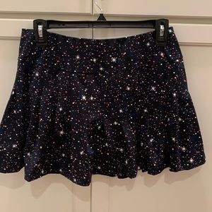 Tennis skirt. Size medium. Navy, pink